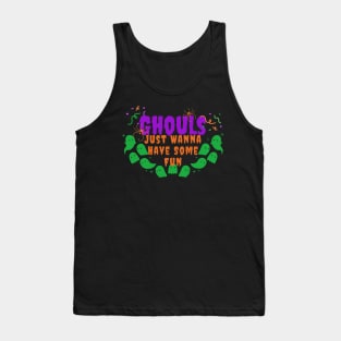 Spectral Shenanigans: Playful Halloween Tank Top